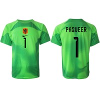 Camiseta Países Bajos Remko Pasveer #1 Portero Primera Equipación Replica Mundial 2022 mangas cortas
